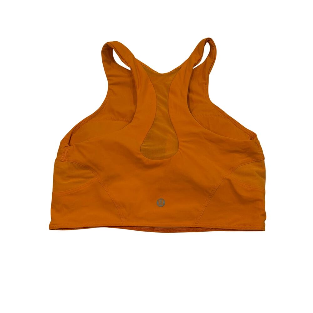 Lululemon High Neck Sports Bra Orange